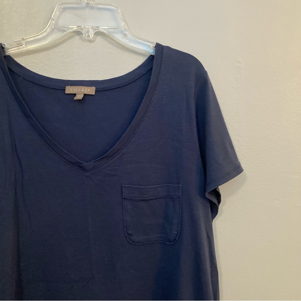 4/$10 - Lilla P Short-Sleeve Oversized Pocket Tee - Picture 2 of 7